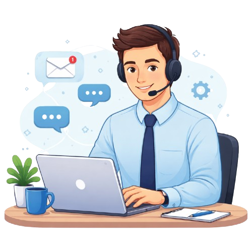 Support Agent Illustration